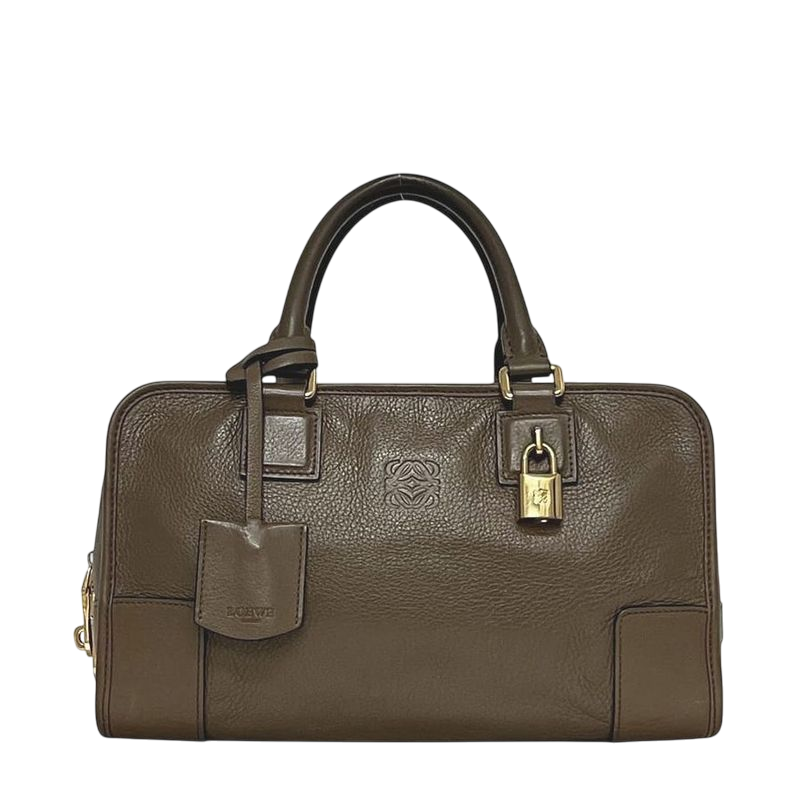Loewe Handbag Amazona 28 Beige Brown Amazona