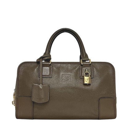 Loewe Handbag Amazona 28 Beige Brown Amazona