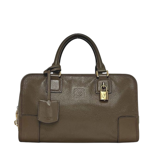 Loewe Handbag Amazona 28 Beige Brown Amazona