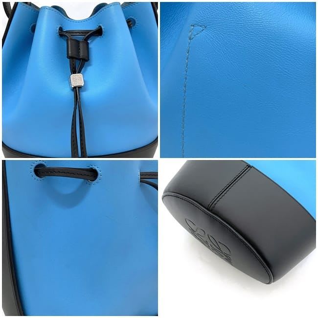 Loewe Shoulder Bag Light Blue Black Balloon