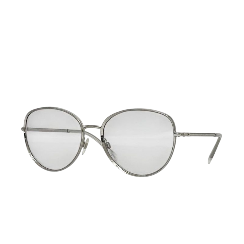 Chanel Sunglasses Silver 2182s Excellent Condition Metal Used Chanel