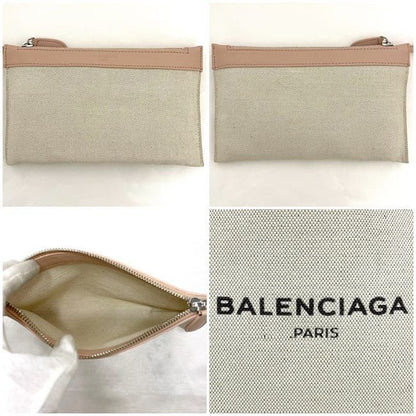 Balenciaga Tote Bag Navy Cabas Su Natural White Pink
