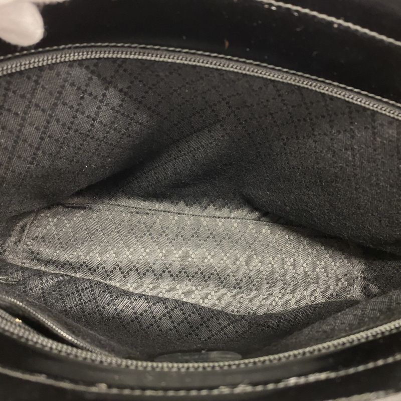 Gucci Handbag Bamboo 000 1998 0540 Nylon Black Silver Hardware Women