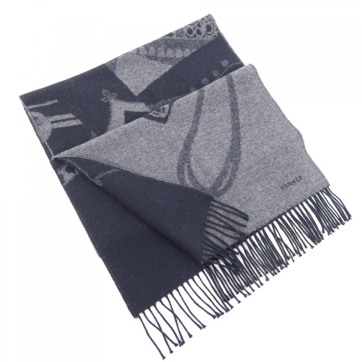 Hermes Scarf Black