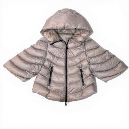 Moncler Akylina Doudoune Legere Down Jacket Hooded Short 3/4 Sleeve Lightweight — view 2