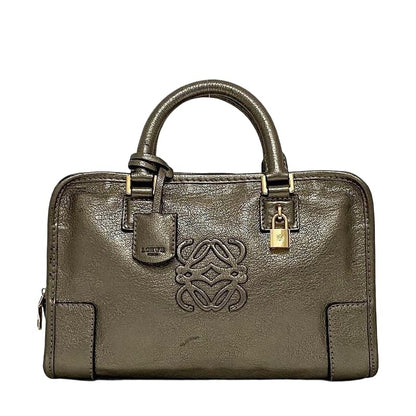 Loewe Handbag Amazona 23 Gold Anagram