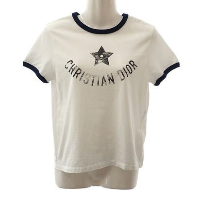 Christian Dioriviera XS 543 T07 A4537 x0883 Short Sleeve T-Shirt Crew Neck Cotton