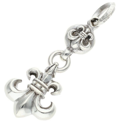 Chrome Hearts BS Fleur 1 Ball BS Charm Silver Necklace Top