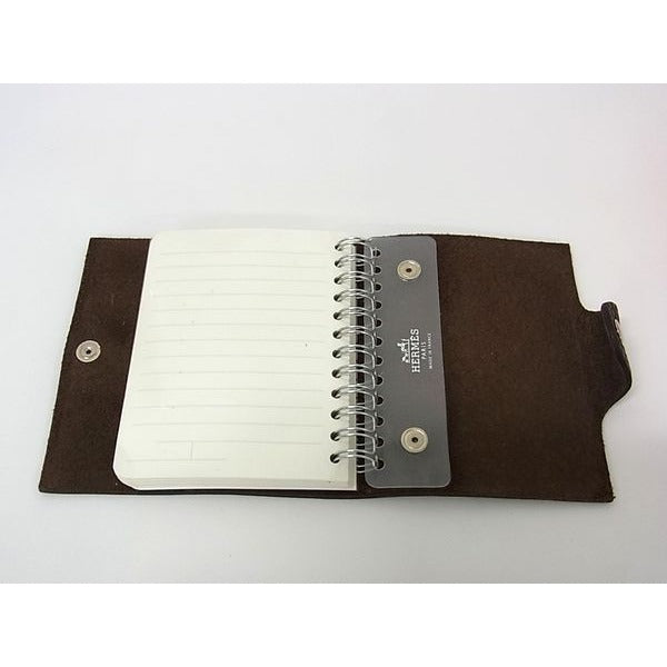 Hermes Ulysse Nardin PM Togo Notebook Notepad Stationery Dark — view 4
