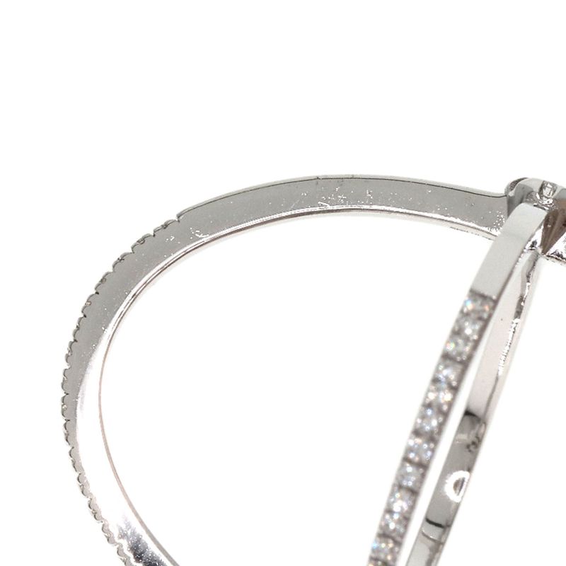 Gucci GG Running Diamond #10 Ring - 18K White Gold Ladies