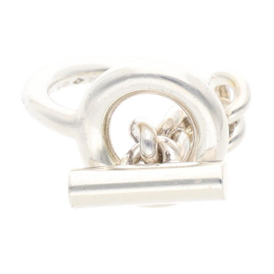 Hermes Croisette Silver Ring Men's 51 9