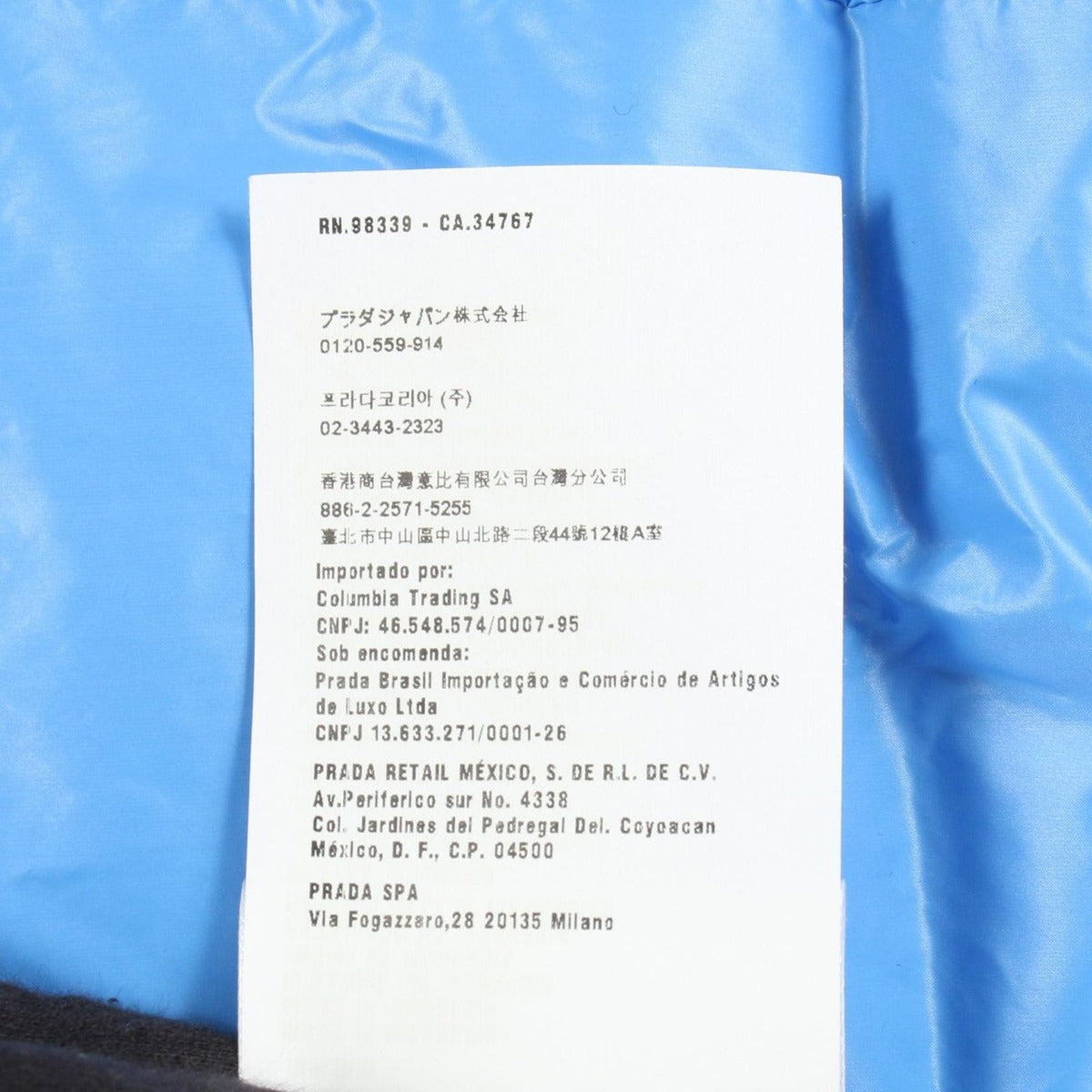 Prada Down Jacket Triangle Logo — view 4