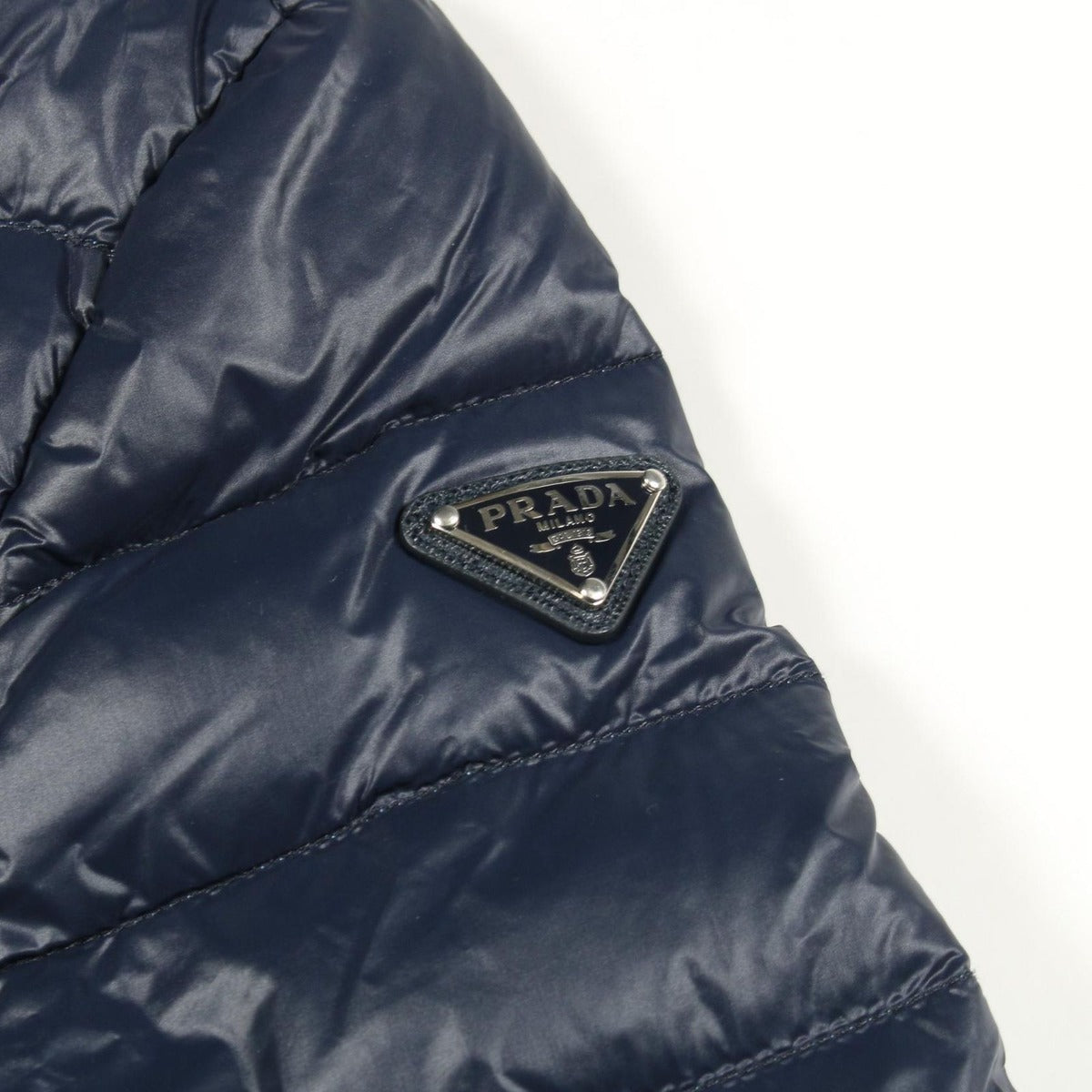 Prada Down Jacket Triangle Logo — view 8