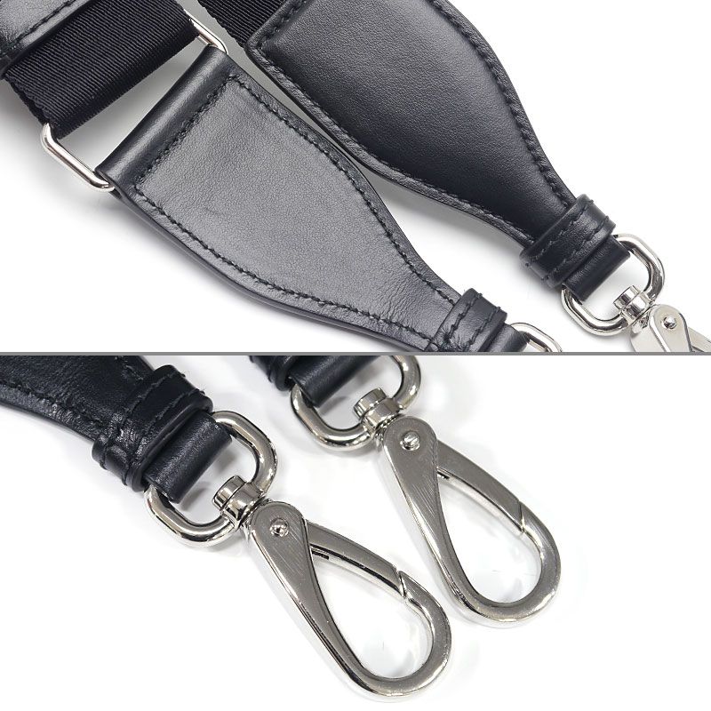 Prada Triangle Leather Shoulder Bag 2vh155 Black