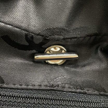 Chanel Shoulder Bag Cambon Line Multi-pocket Bag Beige And Black Silver