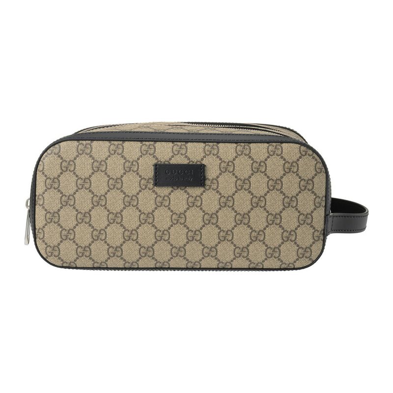 Gucci Pouch GG Supreme Beige/black