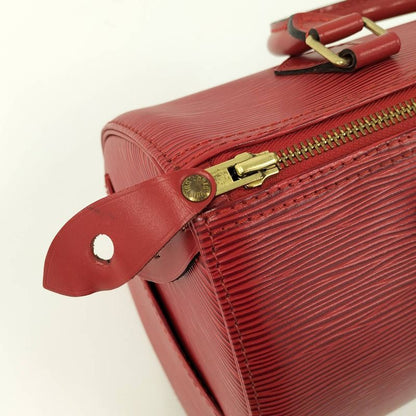 Louis Vuitton Speedy 25 Mini Boston Bag Epi Leather Castilian Red M43017