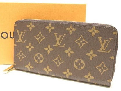 2 Louis Vuitton Zippy Wallet M41895 Fuchsia Monogram Round Zipper Long Wallet