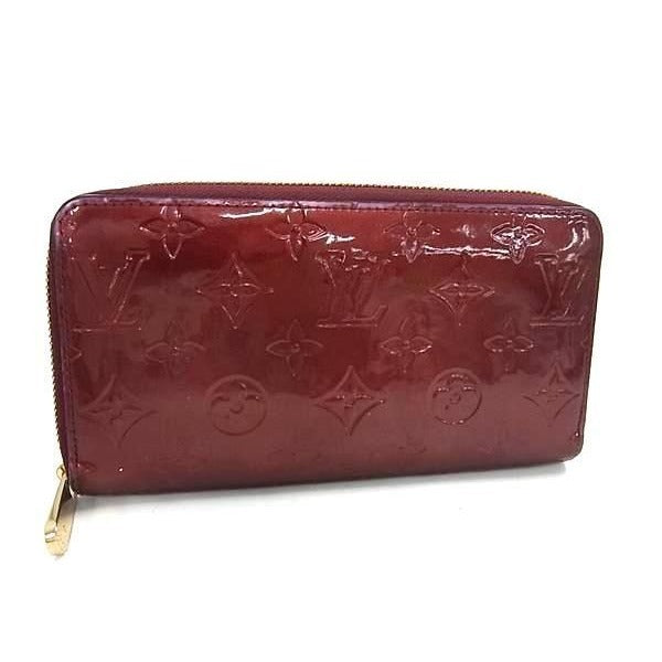 Louis Vuitton Round Zipper Long Wallet Monogram Vernis Zippy