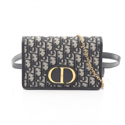 Dior Waist Bag 30 Montaigne Oblique Navy Canvas Beige. Navy. Black