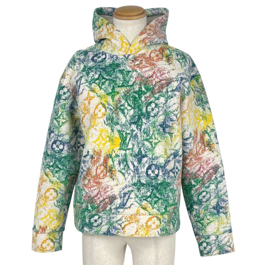 Louis Vuitton Pastel Monogram Hoodie Pullover Brushed Top Cotton Multicolor