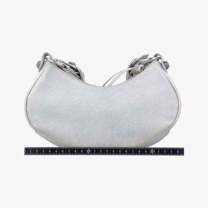 Balenciaga Lucagoire Silver Lambskin 8713098110p535268