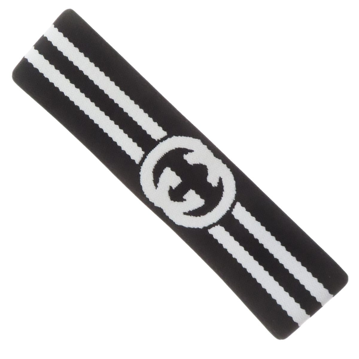Gucci Interlocking Hair Polyester Black White