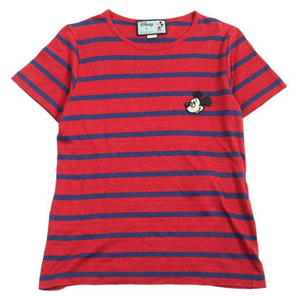 Gucci Disney 70% Linen With Mickey Patch Logo Tag Crew
