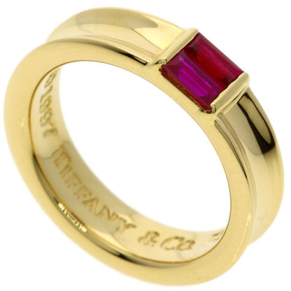 Tiffany & Co Stacking Ruby Ring 18k Yellow Gold