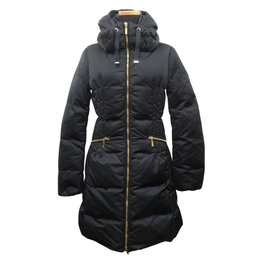 Moncler Nimes Long Down Jacket Coat 0 XS Black