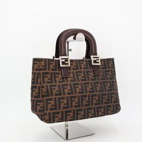 Fendi Handbag Zucca Pattern Women's Pre-owned