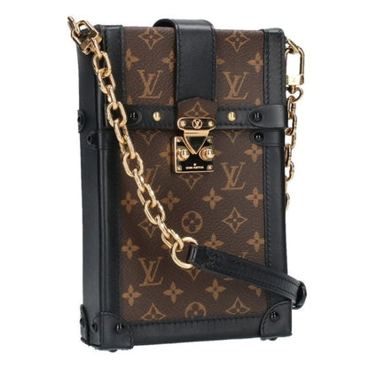 Louis Vuitton Pochette Trunk Vertical Monogram Chain Shoulder Bag