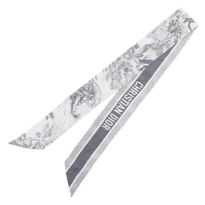 [dior] Christian Dior Mitzah Toile De Jouy Sauvage Ribbon Scarf 15jou106i602