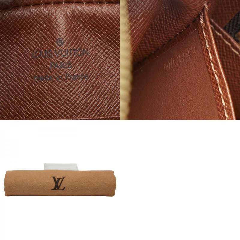 Louis Vuitton Monogram Pochette Cité One Shoulder Bag M51183 Brown PVC Leather