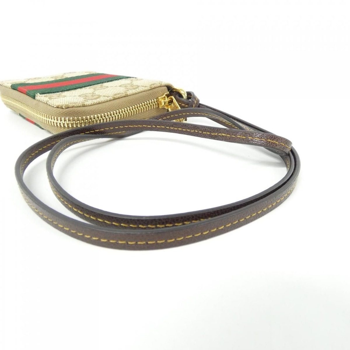 Gucci Card Case Card Holders Gold — view 4