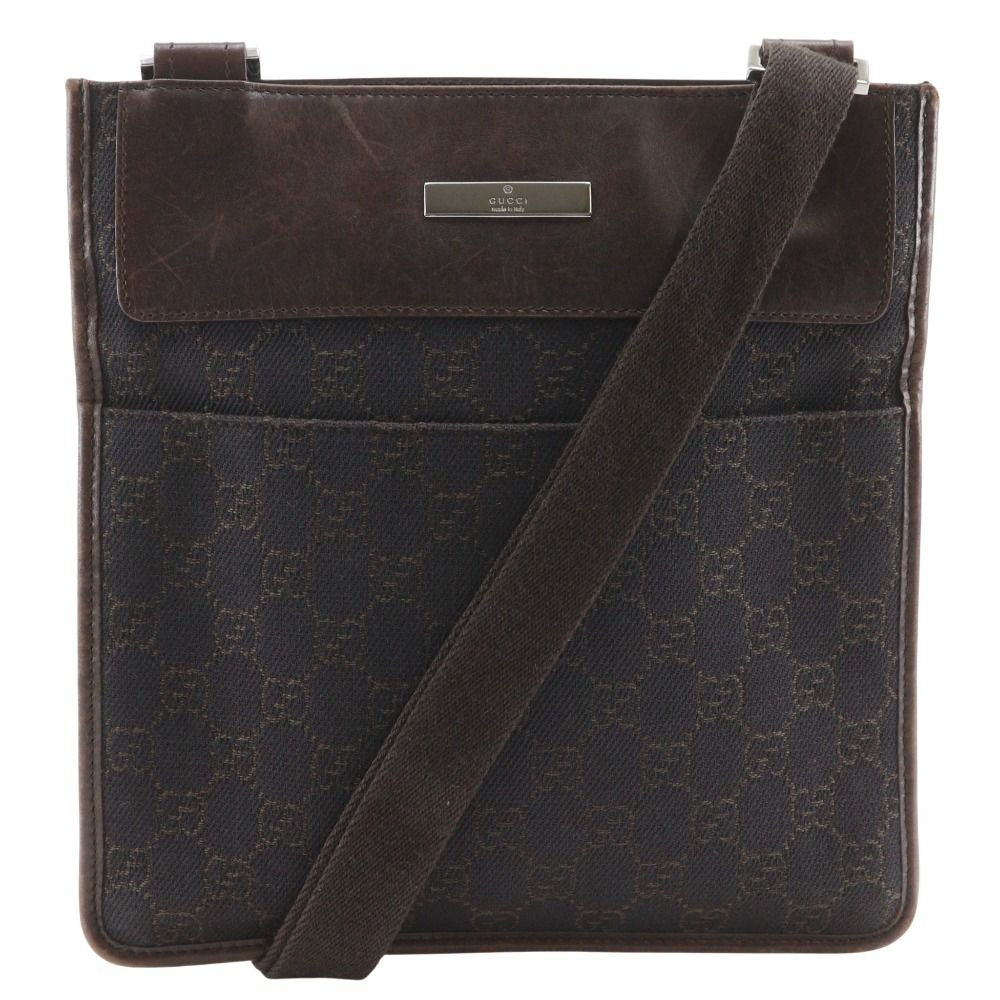 Gucci GG Canvas Brown Shoulder Bag