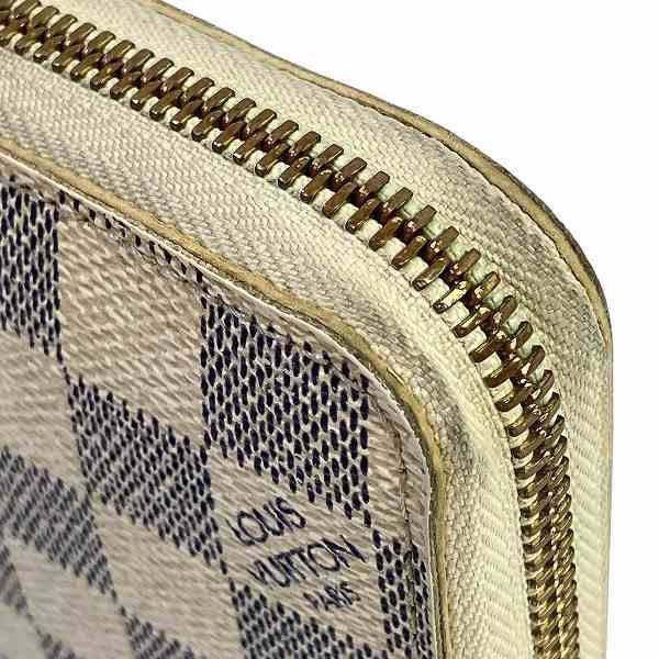 Louis Vuitton Damier Azure Zippy Wallet N60019 Round Zipper Long Wallet Unisex