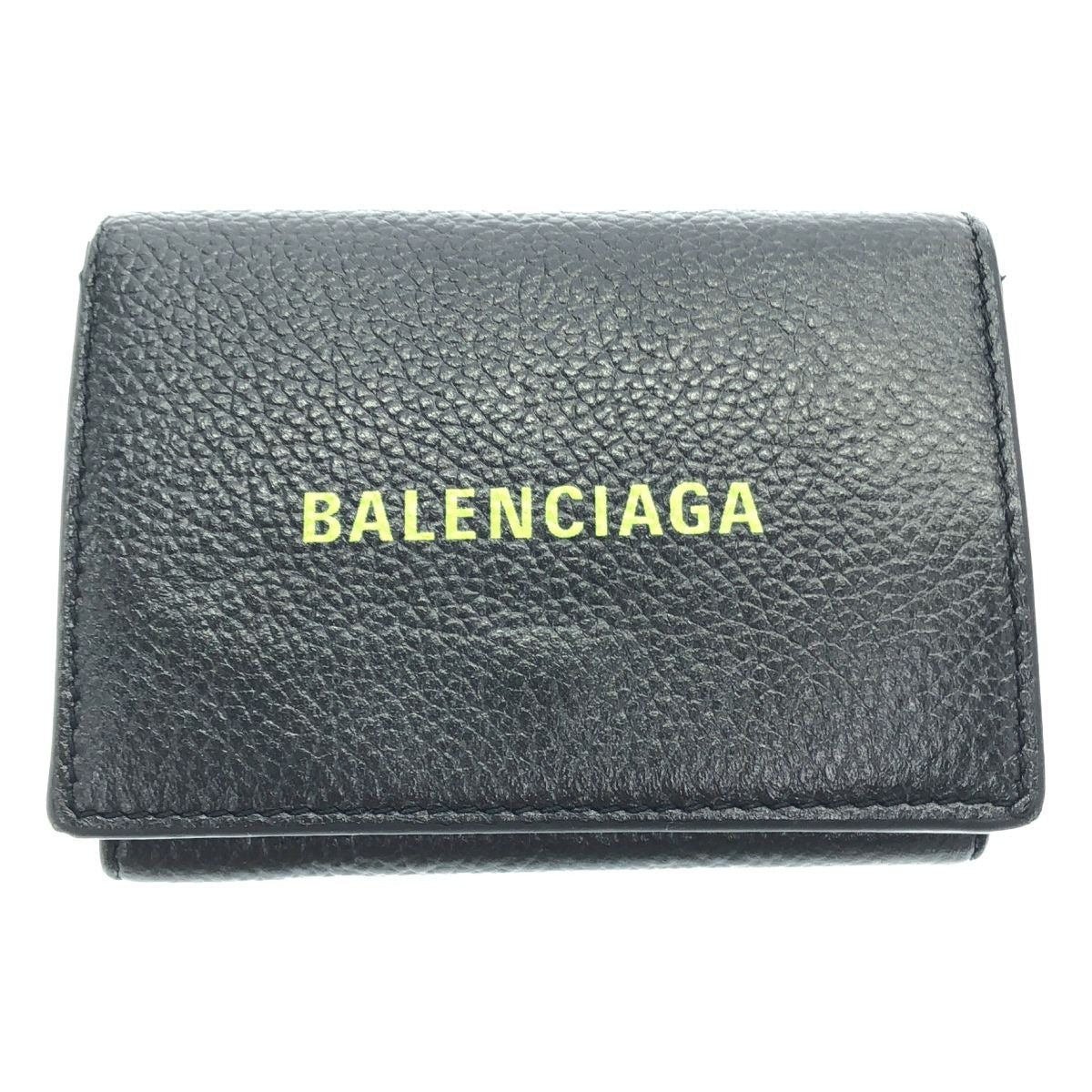 Balenciaga Cash Mini Wallet Compact Black