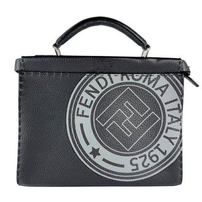 Fendi Handbag Peekaboo Fit Mini Black Gray
