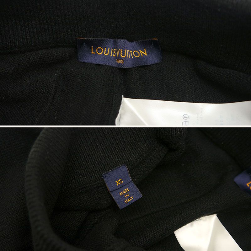 Louis Vuitton Knit Pants Rm201q JZE Hin47w XS Black