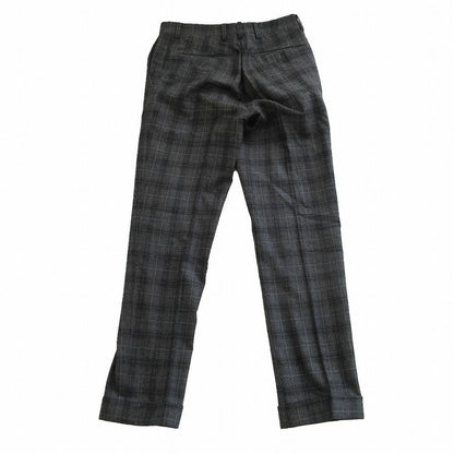 Loro Piana Ships Fabric Suit Set Plaid Pattern 3 Buttons Face Side Vents Gray — view 9