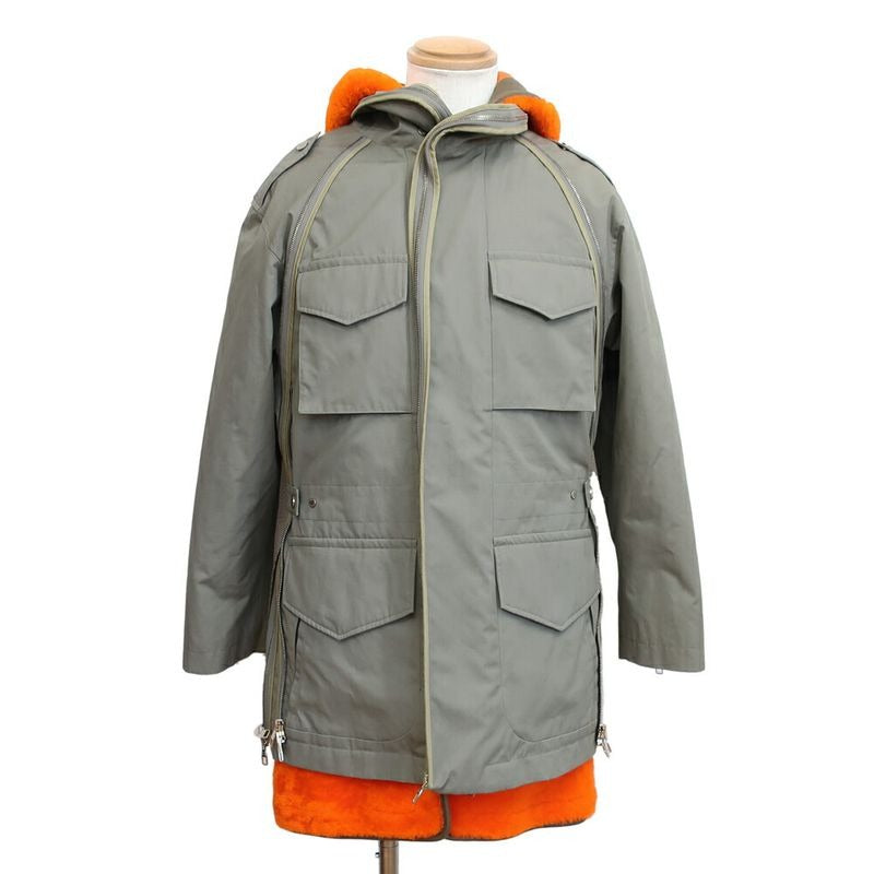 Louis Vuitton Coat With Inner Khaki Orange Size 44 Hfk85 Egyw