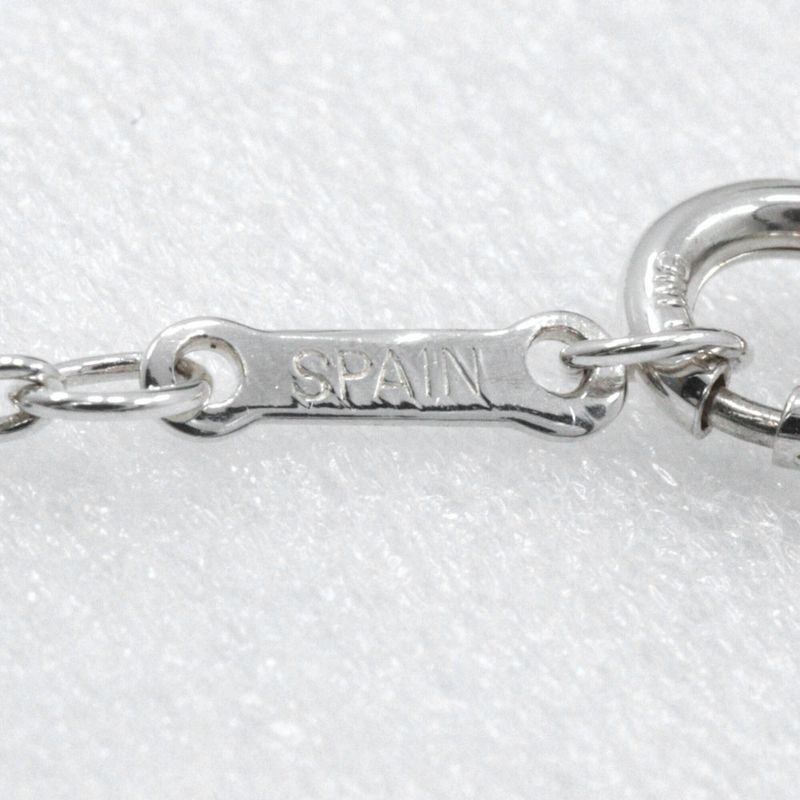 Tiffany & Co Open Heart Elsa Peretti 925 Silver Ladies 4.8g Necklace