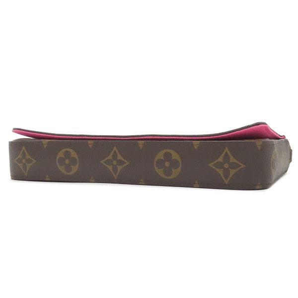 Louis Vuitton Chain Wallet Pochette Felicie Monogram Canvas Monogram Gold