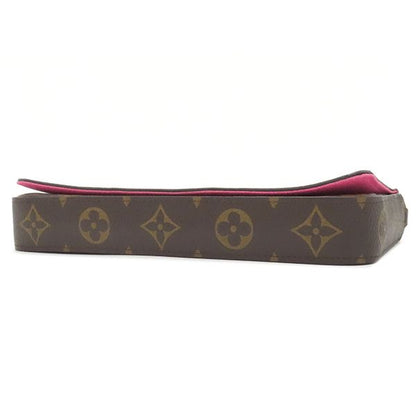 Louis Vuitton Chain Wallet Pochette Felicie Monogram Canvas Monogram Gold