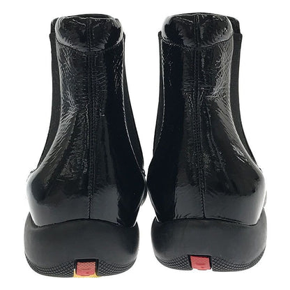Prada Sport - Enamel Side Gore Short Boots - 35 - Black - Women