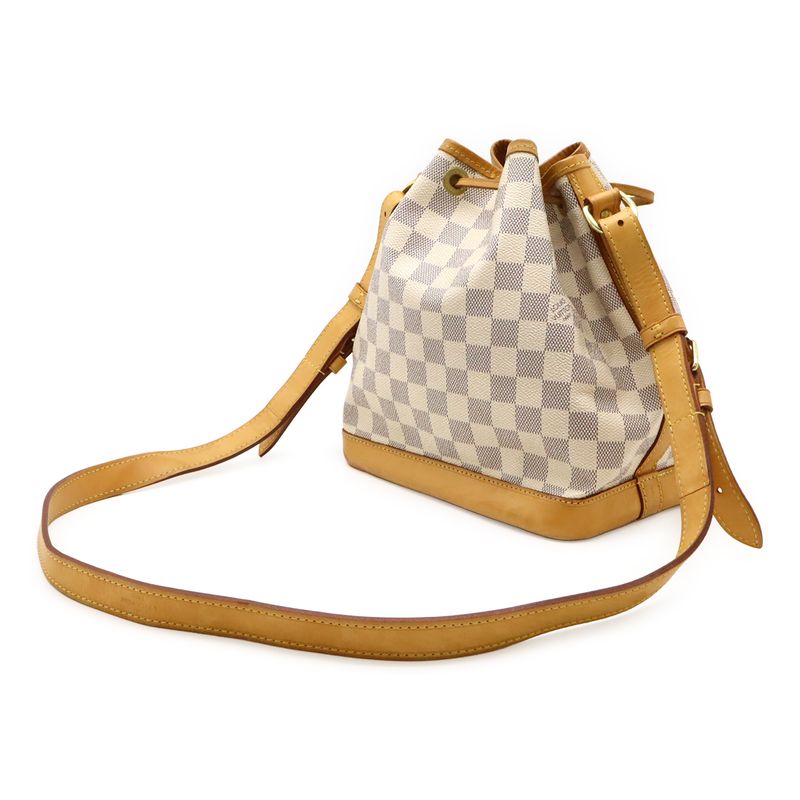 Louis Vuitton Damier Azure Noe BB Shoulder Bag Crossbody Shoulder Drawstring