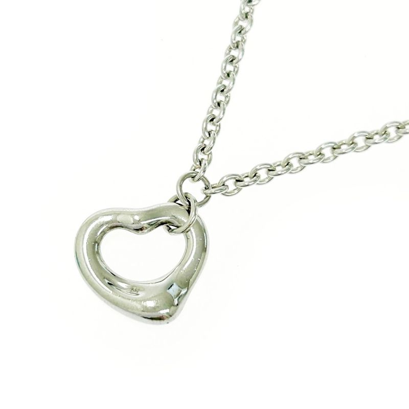 Tiffany & Co Silver Elsa Peretti Open Heart Bracelet 2.6g 925 Engraved 459174