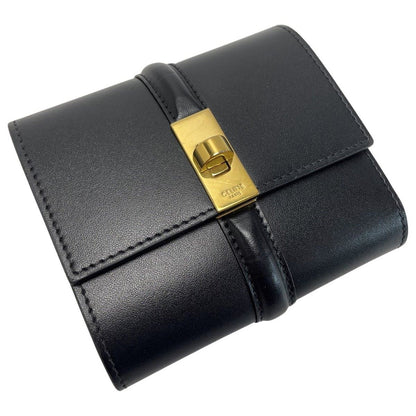 Celine Small Trifold Wallet 16 Seeds Black