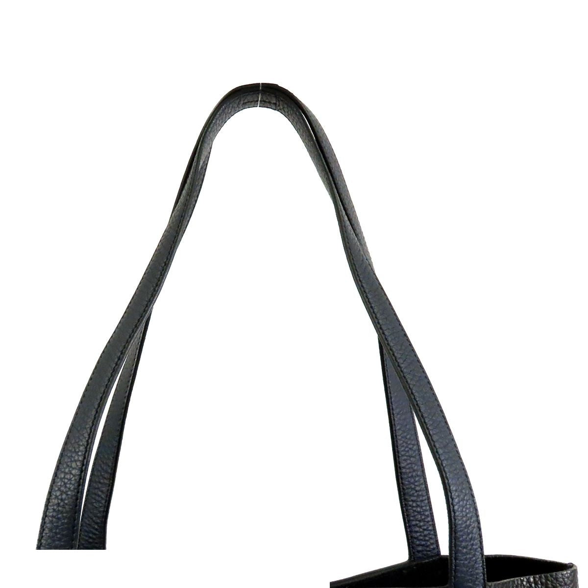Hermes Cabas Series 31 Verso Black Blue Nui Taurillon Tote Bag — view 4
